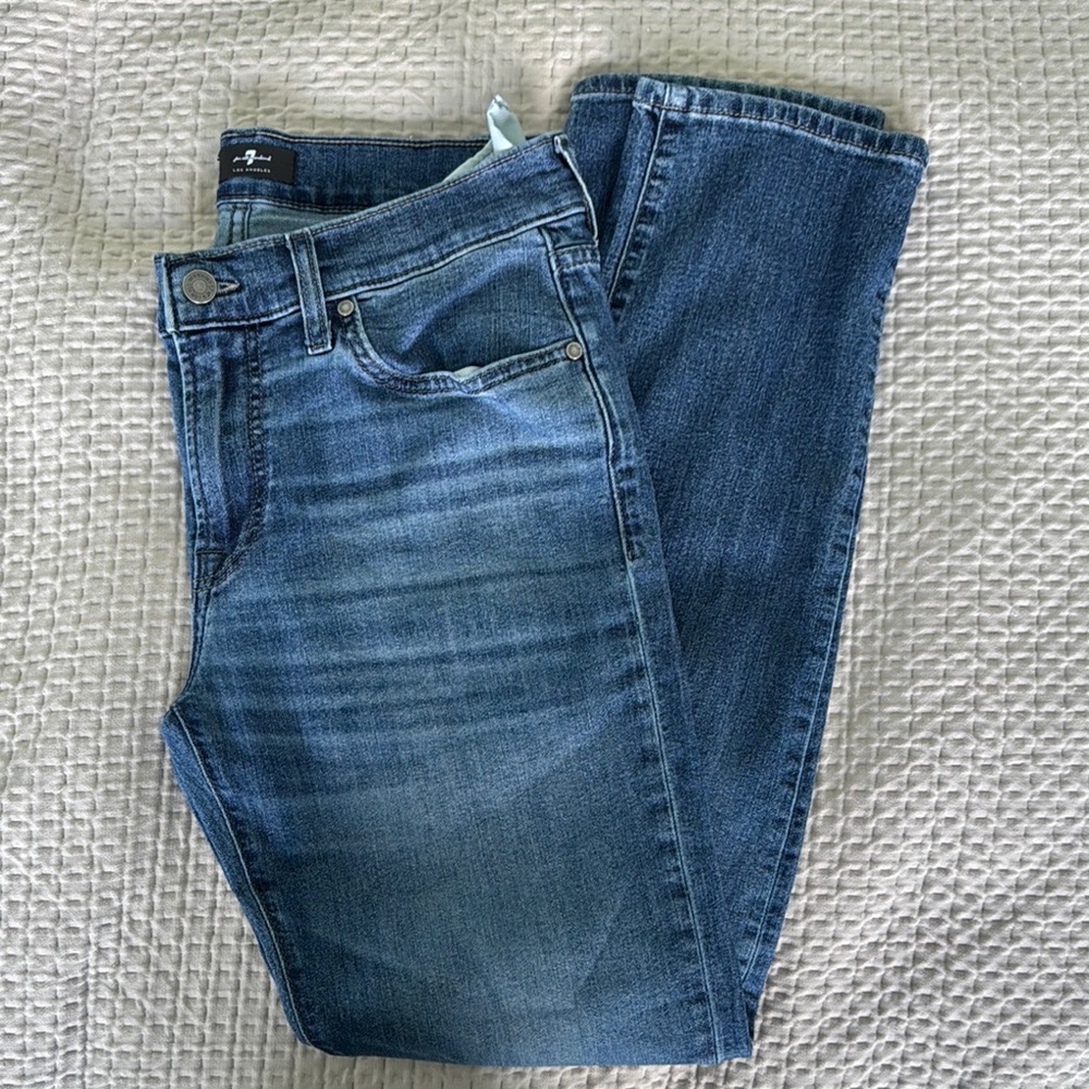 7 For All Mankind Men's Blue Jeans
